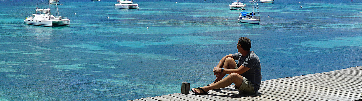 Sitting on the Dock